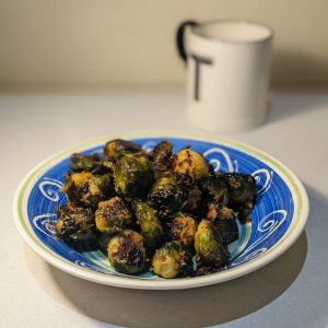 miso butter brussel sprouts